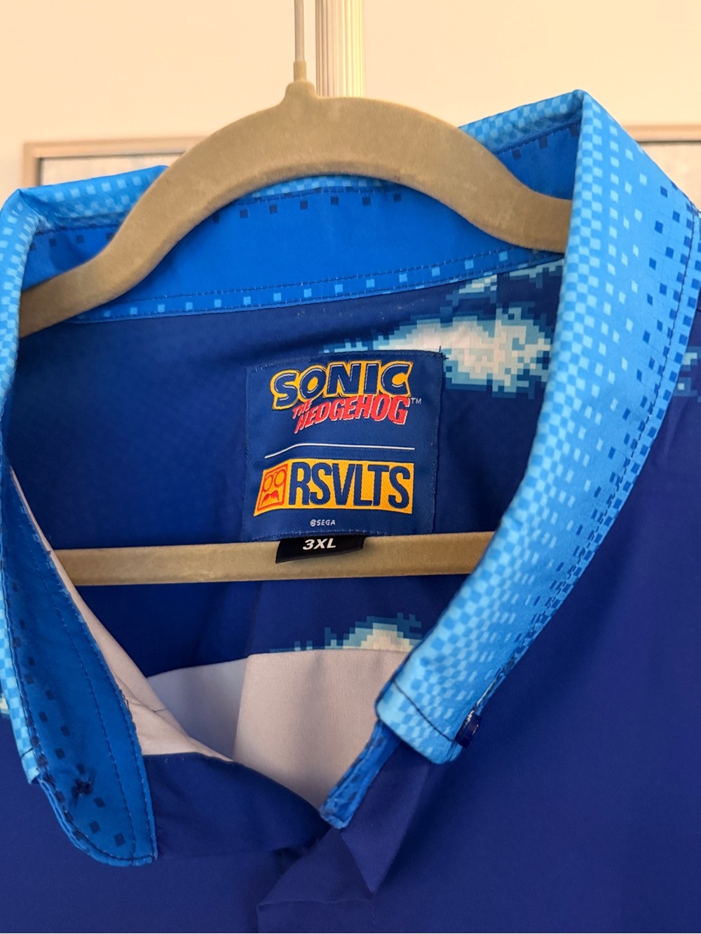 RSVLTS Sonic the Hedgehog Button-Down Camp Shirt - Picture 3 of 4